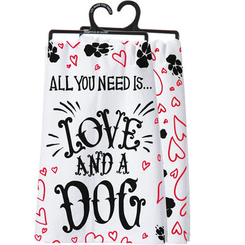 Wide range of dog-themed products including t-shirts, socks, lounge pants, stuffed animals, ornaments, slippers, and towels in Chivilla Bay's Dog Lovers Collection.