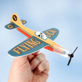 Funny Gag Gifts Collection including this funny flying F*ck paper airplane