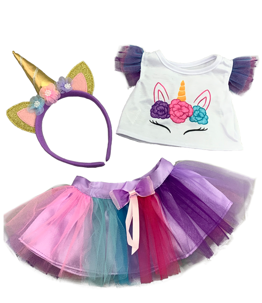 FFCC Clothes - Unicorn Outfit for 16" stuffed animals