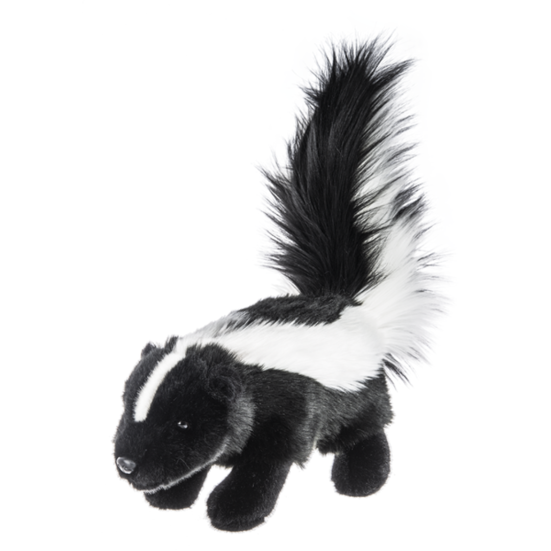 Stinky the skunk 12 inch black and white plush soft stuffed animal from Ganz' Heritage Collection