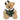 16 inch teddy bear wearing green gingerbread dress