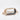 Double Zipper Gold Oval Clear Stadium Bag