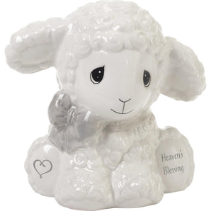 Luffie Lamb ceramic savings bank Precious Moments