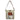 Sixtease Up-cycled Canvas Shoulder Bag with adjustable strap and leather accents