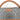 Handbag with floral pattern and brown handle on a white background