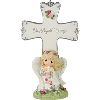Precious Moments bereavement angel cross