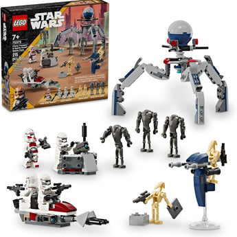 LEGO 75372 Stars Clone Tropper & Battle Droid Battle Pack Set.