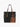 large black women's shoulder tote bag with spacious interior