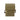 Green leather crossbody bag on a white background