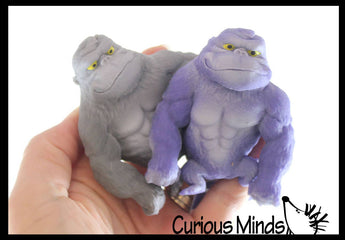 Sand-filled stretchy gorillas stress toy sensory fidget