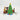 Disney Christmas-themed figurine with a train and decorated tree on a white background