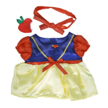 Fairy Tale Princess Dress for 16-inch stuffed animals and teddy bears, perfect for imaginative play, available at Chivilla Bay.