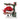 Decorative figure of Santa Claus on a swing with Christmas decorations.