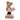 Minnie Mouse figurine holding a tray of gingerbread cookies on a white background