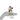 Olaf figurine with a gift, held up to show size against a white background.