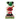 Santa Mickey with Nice List back view of figurine
