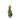 Grinch disguised as a Christmas tree collectible hanging ornament side view