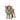 Rudolph and Clarice Hanging Ornament with entwined scarves, sisal wreath and Jim Shore's folk-art detailing.