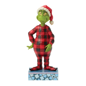Dr. Seuss Grinch red flannel pajamas Jim Shore