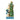 Rudolph and Bumble Decorative figurine with characters around a Christmas tree on a white background