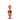 Grinch holiday ornament with list stone resin back side