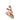Jim Shore Heartwood Creek Frosty and Karen ornament featuring Frosty the Snowman and Karen riding a rustic log sled with folk-art rosemaling details and winter charm.