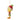 Tweety Bird ornament wearing a festive holiday sweater side view.