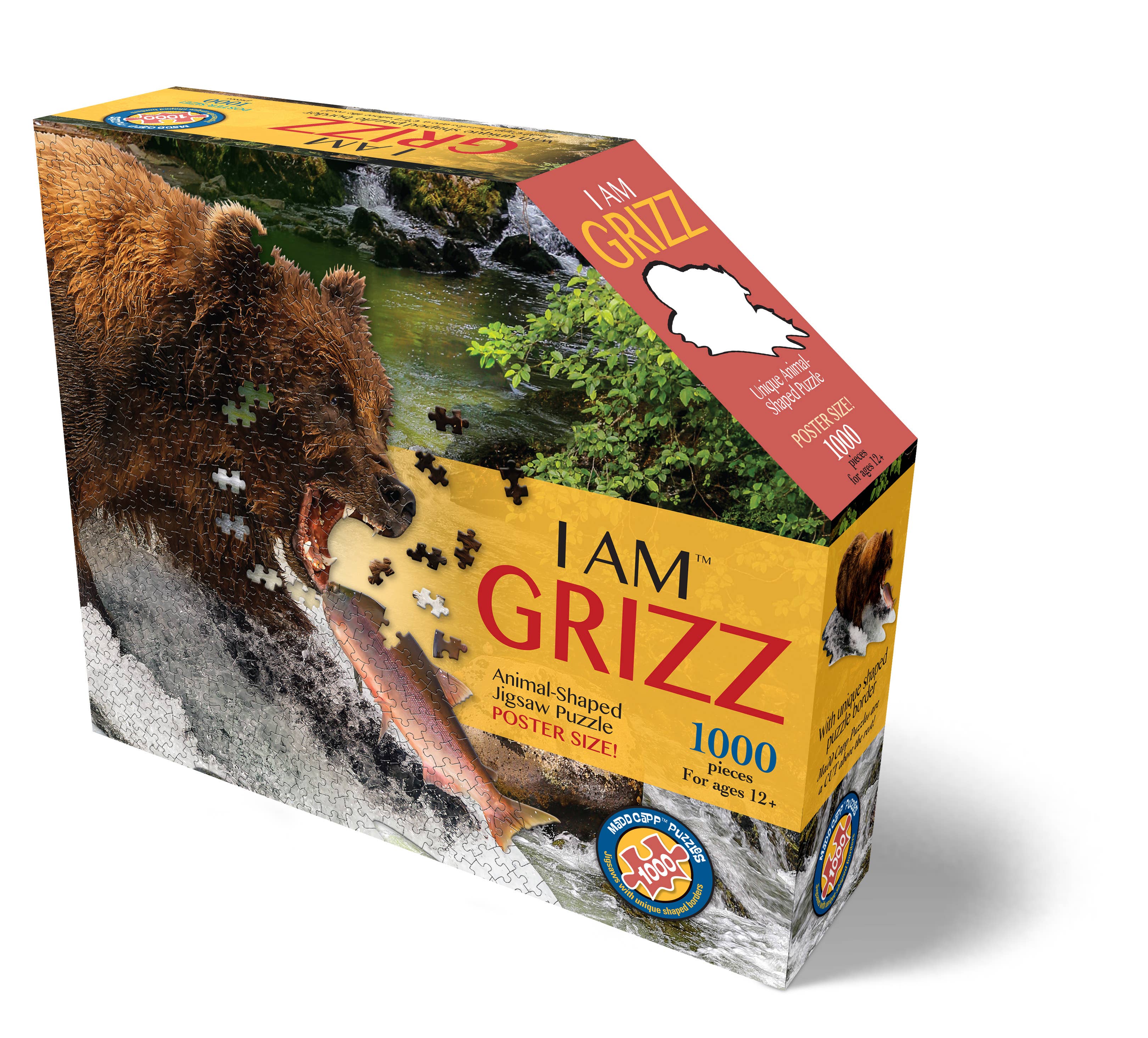 I AM Grizz 1000 piece jigsaw puzzle - gift
