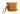 Yellow crossbody bag with brown strap on a white background