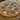 Vegetable pizza with cheese on a wooden board