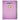 Purple notebook with 'Maxine' branding on a white background