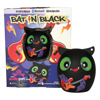 Bat in Black My Audio Pet mini Bluetooth speaker portable wireless speaker
