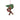 Bigfoot "Believe" Christmas Ornament with sasquatch with santa hat on carrying a present and a christmas tree