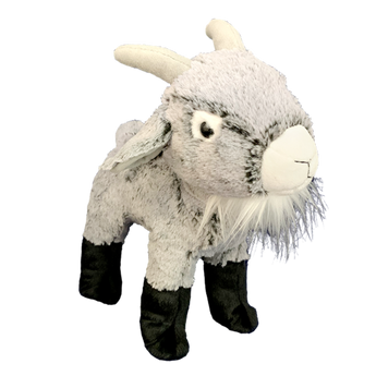 Bill E. Goat Plush 16 inch stuffed animal with snowybeard and silver-grey coat available at Chivilla Bay