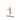 Blonde gymnast with pink leotard performing balance poses with star accent