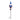 Blue Solar Light Gnome Stake for landscaping, flower beds or driveways.