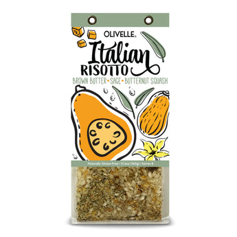 Creamy risotto with sage and squash from Olivelle available at Chivilla Bay