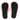Cat Mom Spa Slippers: Light pink with cat paw print foot bed. Ultimate comfort and style for cat lovers. Bottom of Cat Mom Spa Slipper.