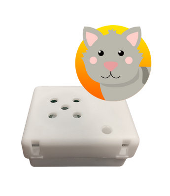Cat Sound module for plush stuffed animals in the Frannie and Friends Create a Cuddly collection