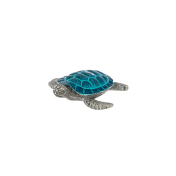 Blue turquoise sea turtle decor