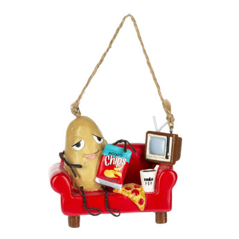 Cough Potato Hanging Ornament funny christmas gift