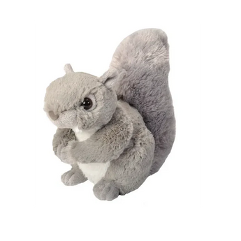 Cuddlekins Mini 8 inch Grey Squirrel Plush Stuffed Animal