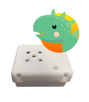 Dinosaur Sound Module for plush stuffed animals in the Frannie and Friends Create a Cuddly Collection