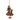 Decorative ornament with a father and son hunting scene on a white background