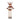 Chris moose ornament with 'Happy holidays' sign on a white background