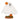 Halloween-themed ghost decoration with pumpkins on a white background