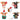 Set of five Gremlins mini plush ornaments in holiday gift box featuring Gizmo, Stripe, and Furball with festive accessories.