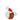 Gremlins Furball in santa hat holiday ornament