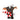 Gremlins Stripe Plush toy holding a candy cane, on a white background.