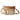 Sixtease Kiara canvas and leather shoulder bag with adjustable strap
